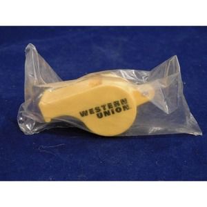 VINTAGE WESTERN UNION WHISTLE NEW IN PACKAGE